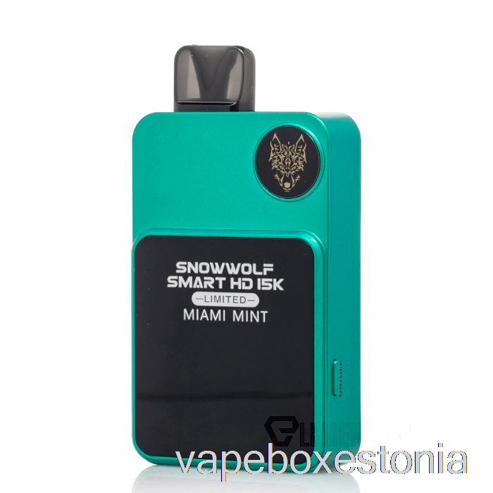 Vape Box Estonia Snowwolf Smart Hd 15k Limiteeritud ühekordne Miami Mint